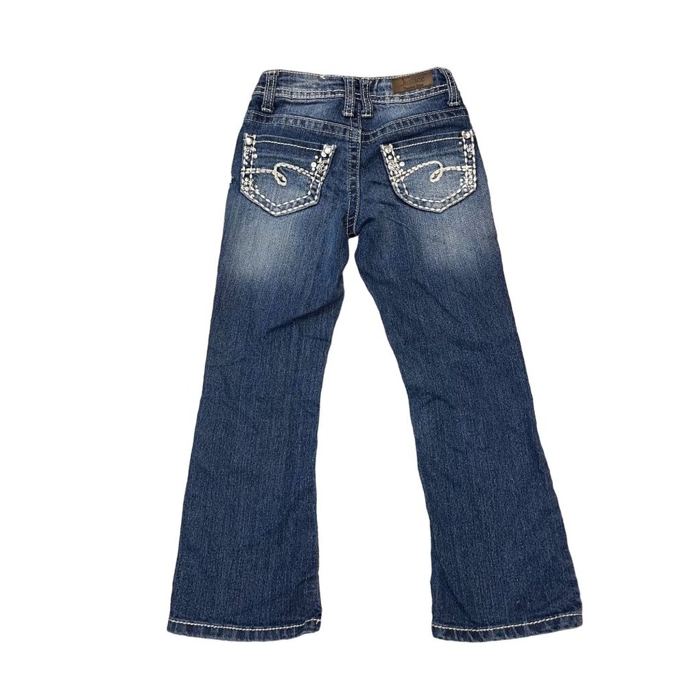 Justice Simply Low Bootcut Girls Jeans Size 6R - Picture 2 of 12